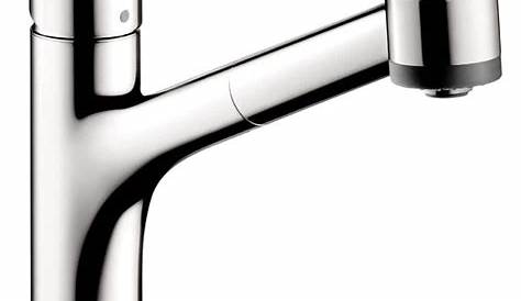 Hansgrohe Talis S Single Handle Pull Down Sprayer Kitchen Faucet In