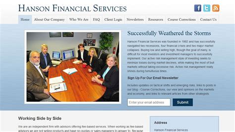 hanson financial services reviews