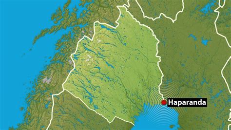 Haparanda Map / Northern Lights 2 Towards Abisko In Sweden Floating