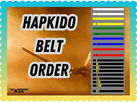 Hapkido Belts Requirements