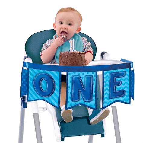 30 Beautiful First Birthday High Chair Banners Shabby Mint Chic Party