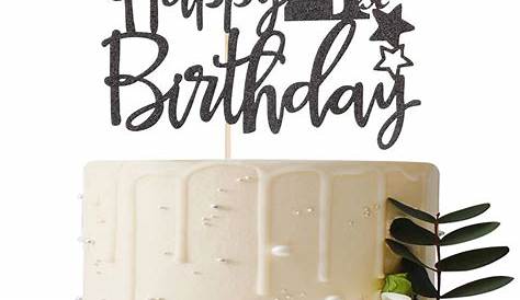 Personalized Happy 21st Birthday Cake Topper | Happy 21st birthday