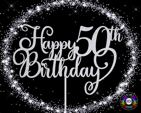 50th Birthday SVG clipart, Birthday Quote ,cupcake svg, Birthday flags