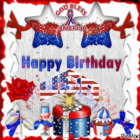 Happy birthday 4th of july images