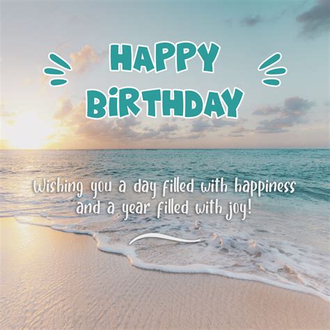 Happy Birthday Beach Images: Celebrate Your Special Day In Style