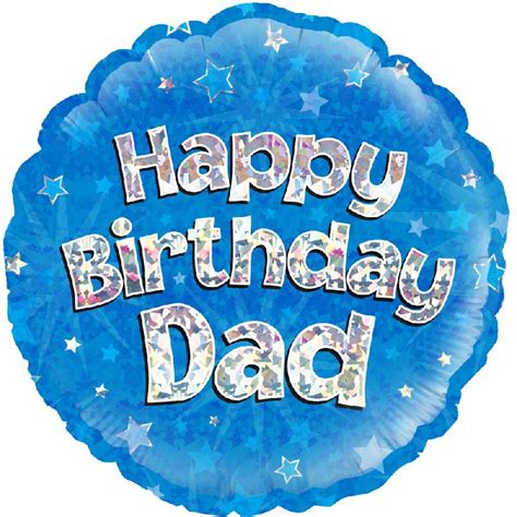 Personalised Happy Birthday Dad Balloons Delivered Inflated