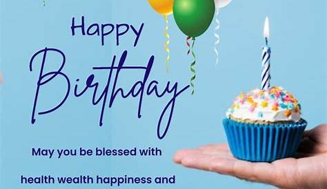 Health Wealth Happiness | Free printable birthday cards, Birthday card