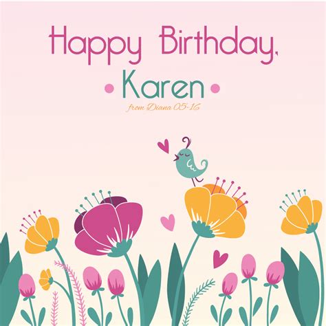 Birthday images for Karen 💐 — Free happy bday pictures and photos