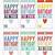 happy birthday labels free printable