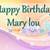 happy birthday mary lou