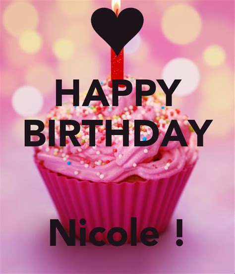 Wishing You A Happy Birthday, Nicole! Best fireworks GIF animated greeting card. — Download on