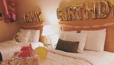 Happy Birthday Room Decoration For Girlfriend Surprise Balloons Fill A Whole Any Celebration Or