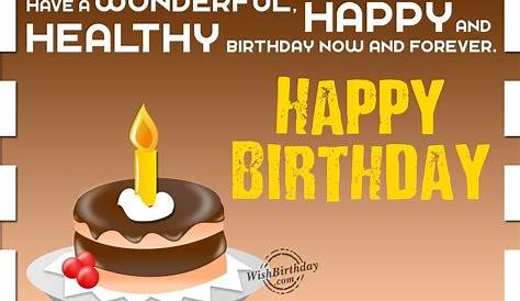 Wish Good Health And Happiness! Free Happy Birthday eCards | 123 Greetings