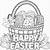 happy easter coloring pages pdf