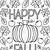 happy fall coloring pages printable