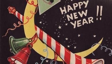 Happy New Year 2019 Vintage Cards Vtg s Victorian Embossed C1910 Greetings Postcard