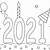 happy new year 2021 coloring page