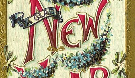 Clovers And Midnight Printables Happy New Vintage Happy New