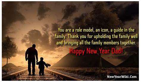 Happy New Year Wishes Father