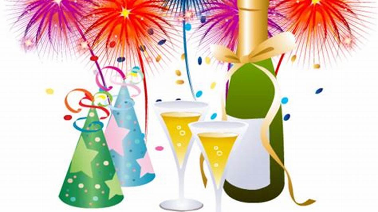 Unleash Spectacular New Year's Eve Creations with Free SVG Clip Art