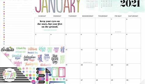 Desk Calendar Happy Planner - CALNDA