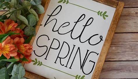 Happy Spring Sign Decor: Welcoming The Season With Cheerful Decor