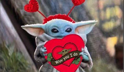 Happy Valentines Day Baby Yoda Meme