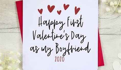 Happy Valentines Day Boyfriend Card