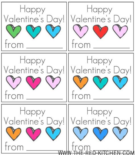 Happy Valentine's Day Printable Cards
