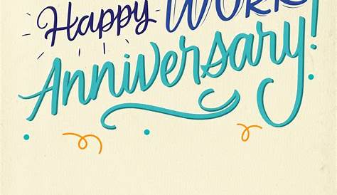 Happy Work Anniversary - Inspiration Nation - Digital Cards