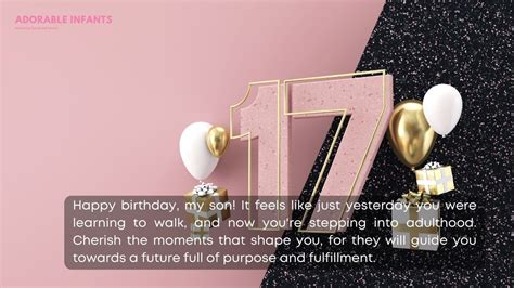 happy 17th birthday son quotes from mother