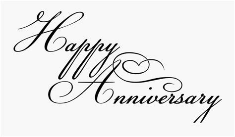 happy anniversary font style png