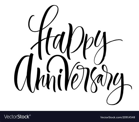 happy anniversary font style text