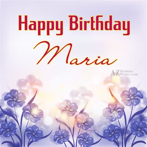 happy belated birthday maria