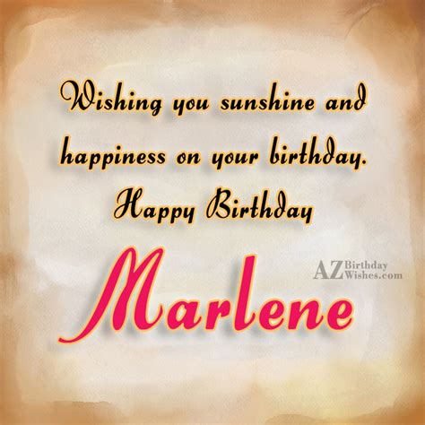 happy birthday aunt marlene