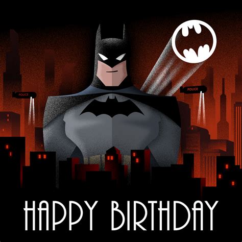 Transparent Birthday Card Png Happy Birthday Batman Card, Transparent