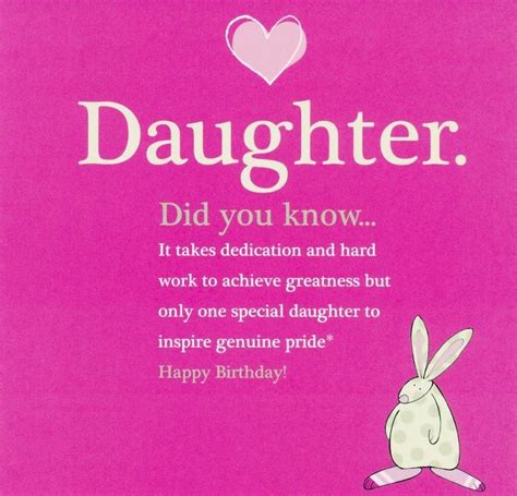 Happy Birthday Daughter Quotes Bunny