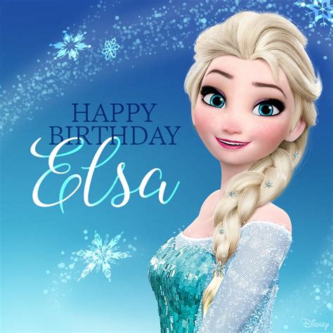 happy birthday from elsa