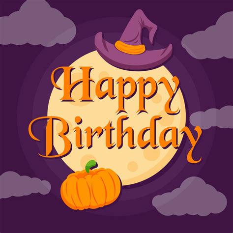 Pin by Bonita Ross on Birthday card Happy halloween birthday images