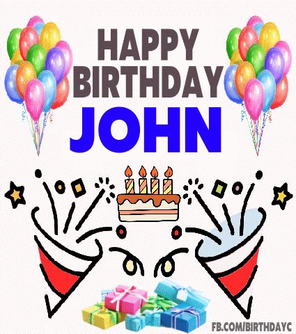 Happy Birthday JOHN Names Birthday Greeting