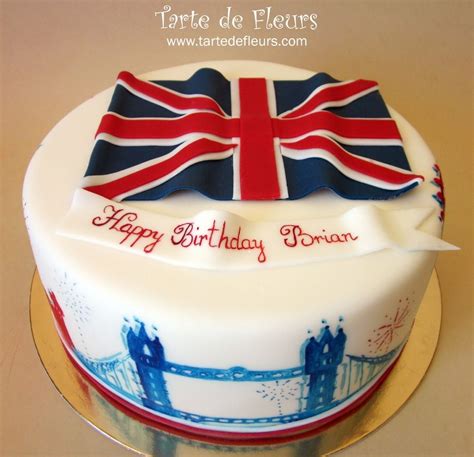 happy birthday london cake