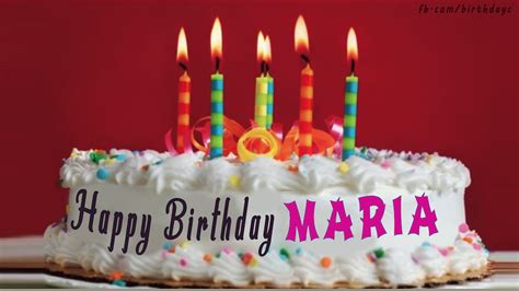 happy birthday maria images