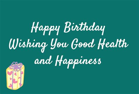 happy birthday quotes for healthy life
