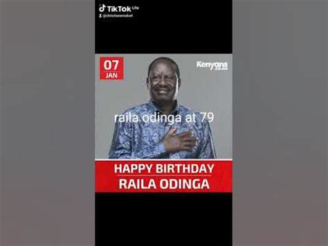 happy birthday raila odinga