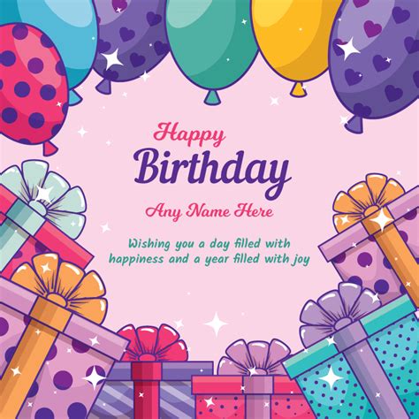 happy birthday video maker online free
