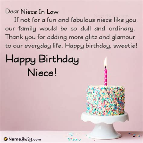 happy birthday wishes for niece in law