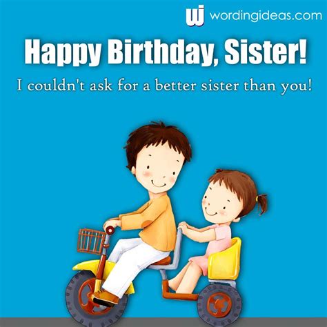 Happy Birthday Wishes for Younger Sister