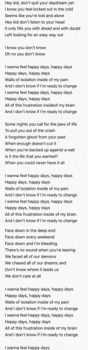happy days song lyrics