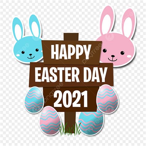 happy easter 2021 clipart