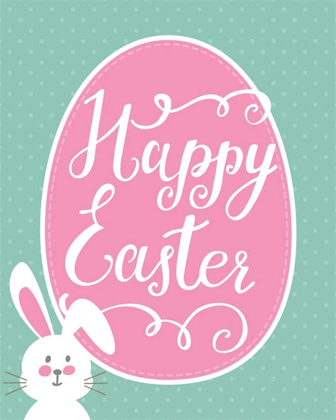 happy easter cards printable free